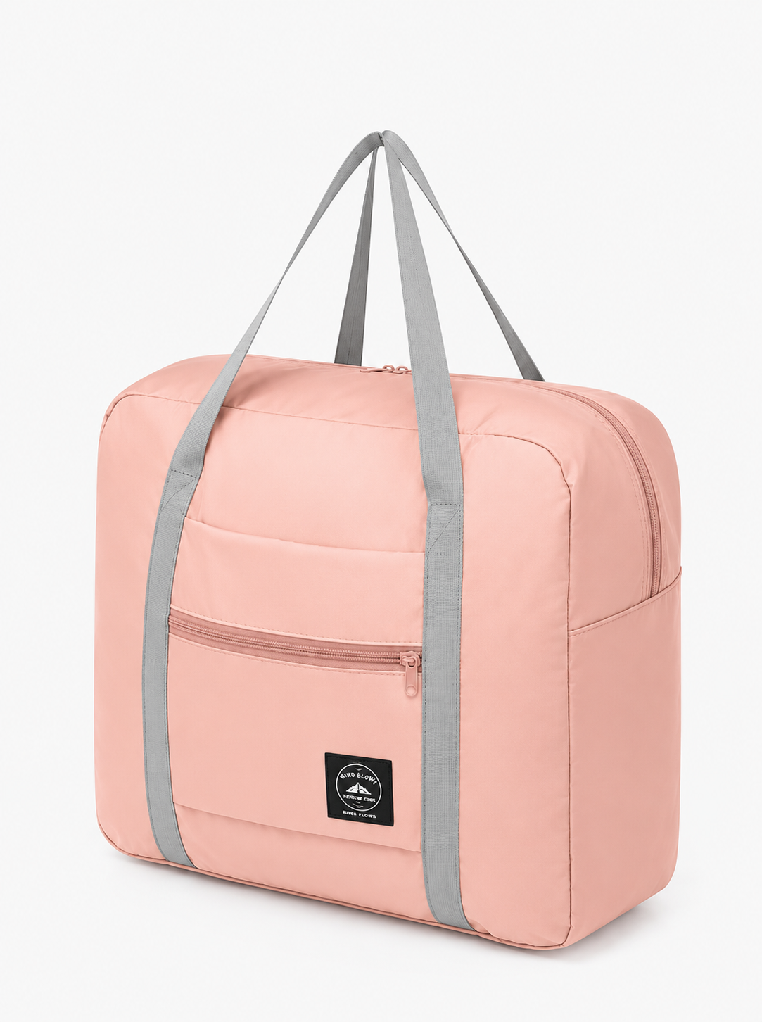 Sac polochon de voyage pliable imperméable noir 20-35 L