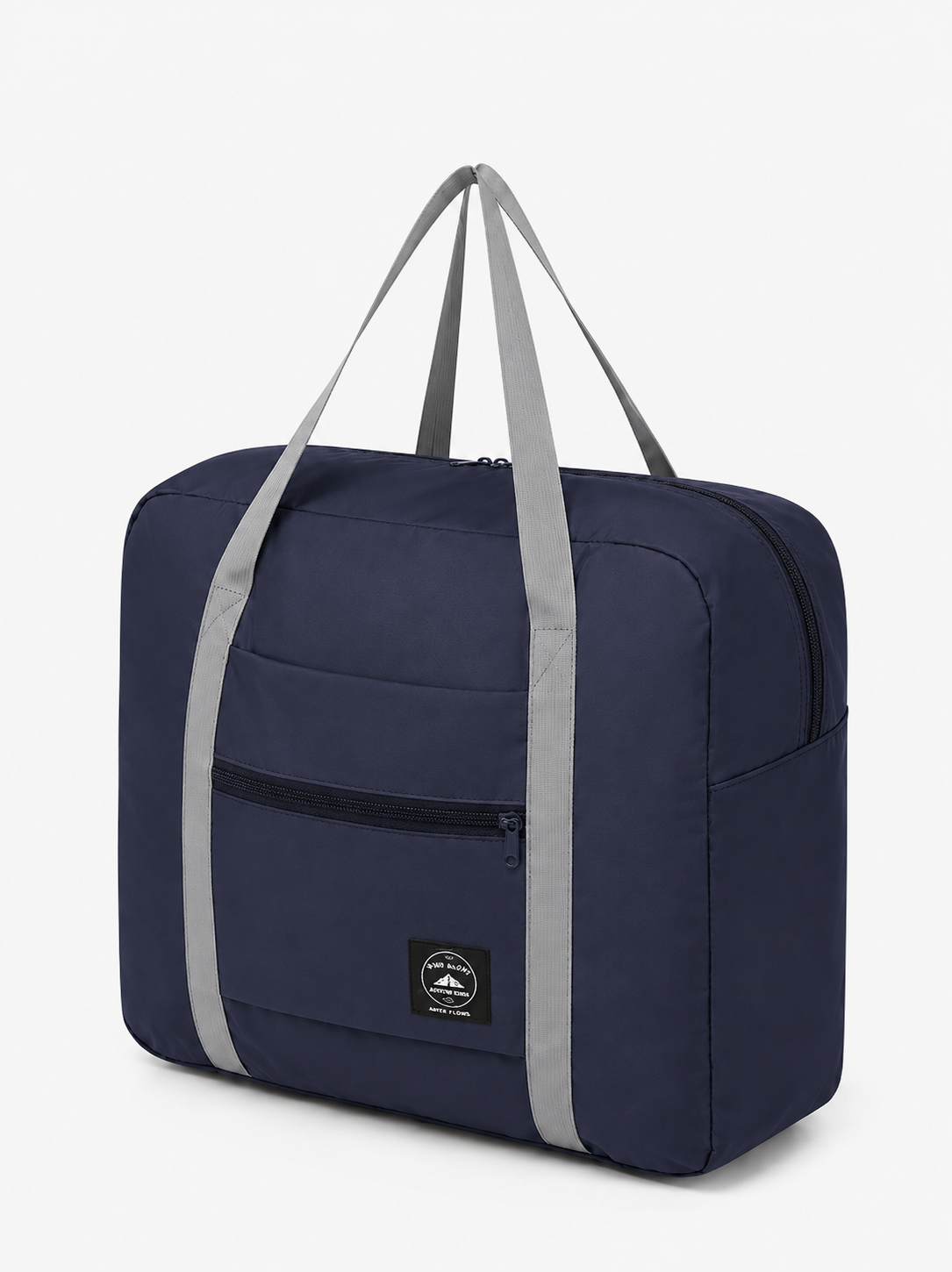 Sac polochon de voyage pliable imperméable noir 20-35 L