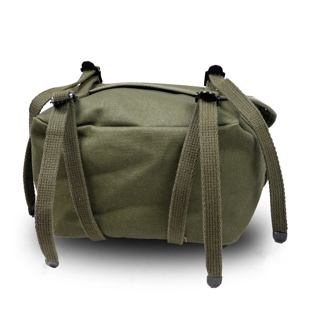 Sac À Dos Coton Toile Vert Armée