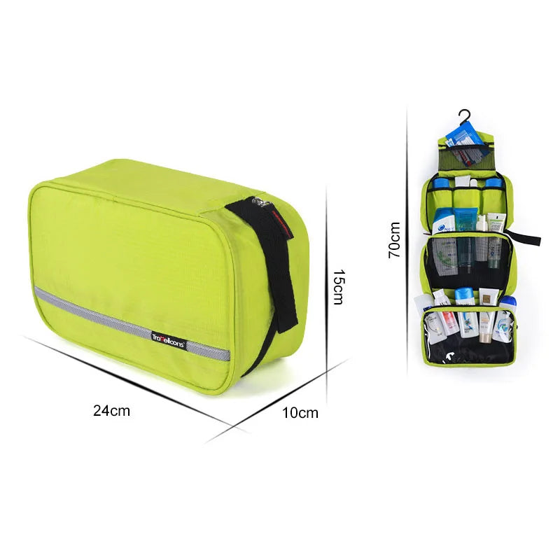 Trousse De Toilette De Voyage Suspendue Pliable