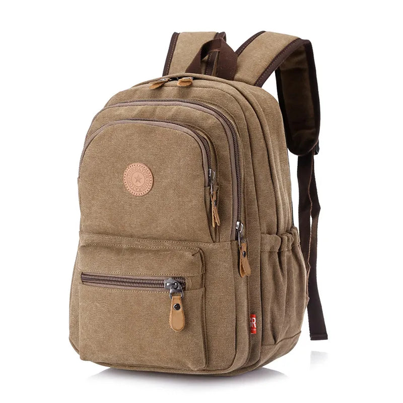 Sac À Dos Souple En Toile Kaki