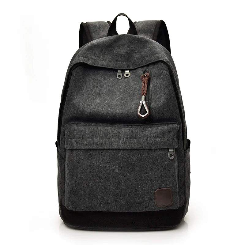 Sac À Dos Garçon Gris En Toile