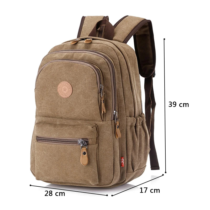 Sac À Dos Souple En Toile Kaki