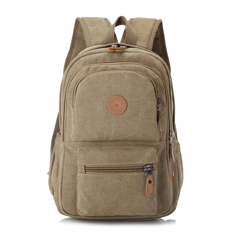 Sac À Dos Souple En Toile Kaki