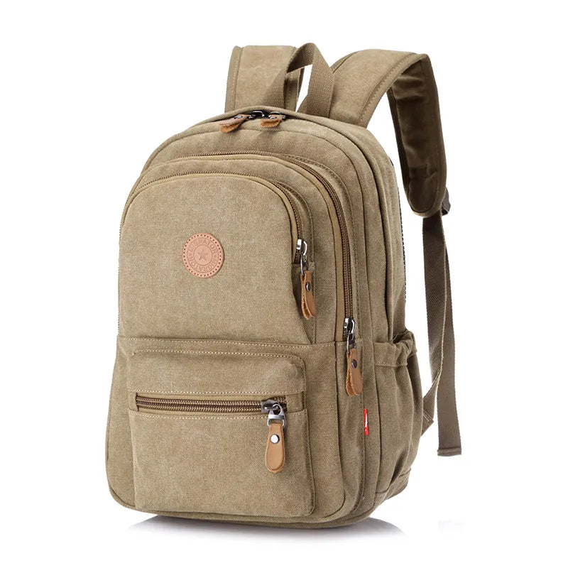 Sac À Dos Souple En Toile Kaki