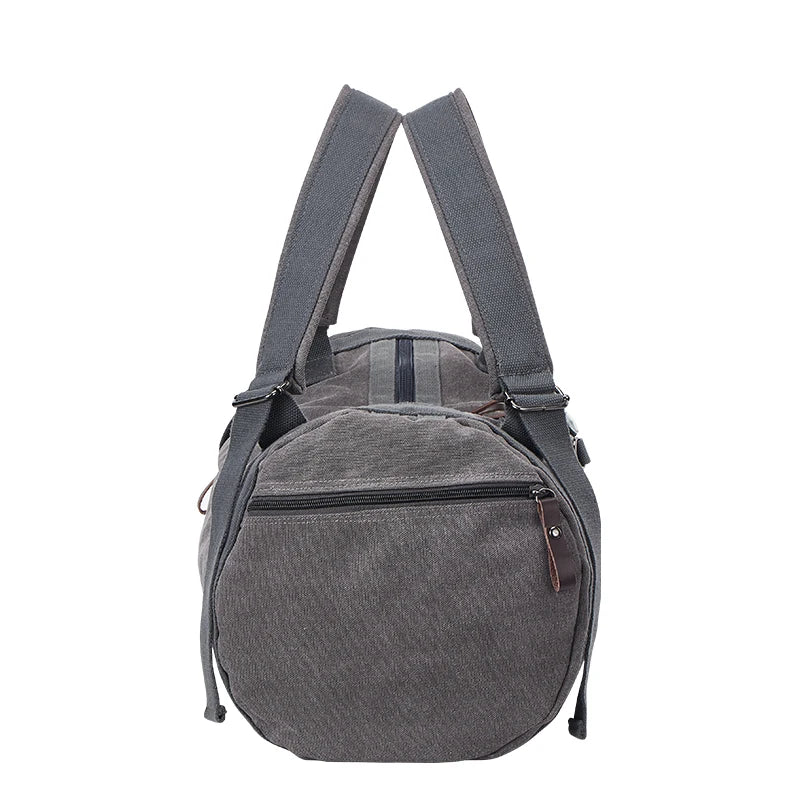 Sac À Dos Seau En Toile Imperméable À Fermeture Zippée