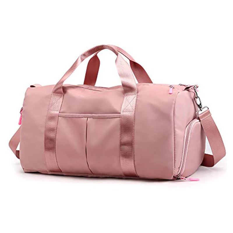 Sac polochon de voyage personnalisable brodé avec compartiment à chaussures
