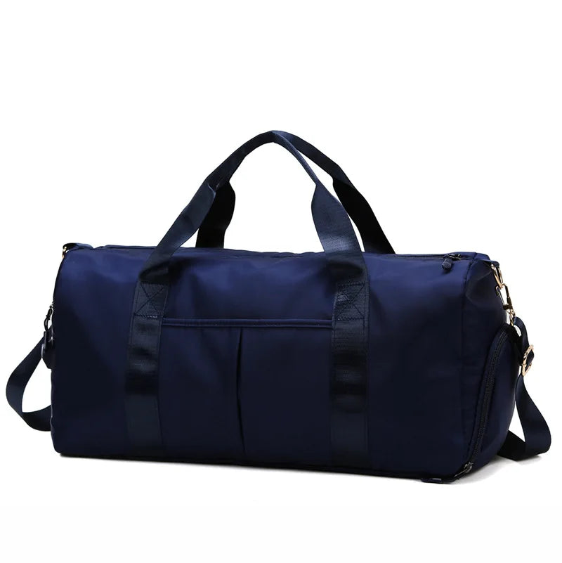 Sac polochon de voyage personnalisable brodé avec compartiment à chaussures