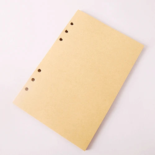 Carnet journal marron en similicuir PU motif feuilles d’érable A5 A6 A7