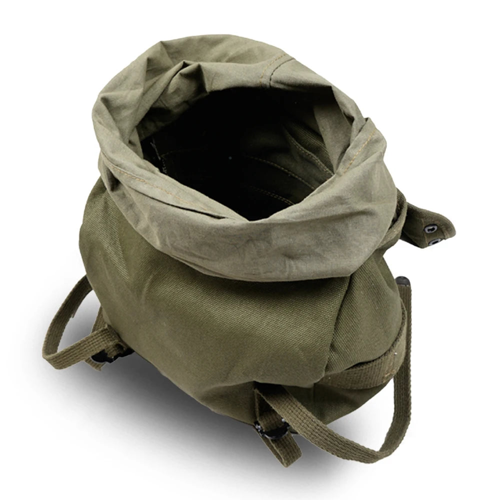 Sac À Dos Coton Toile Vert Armée