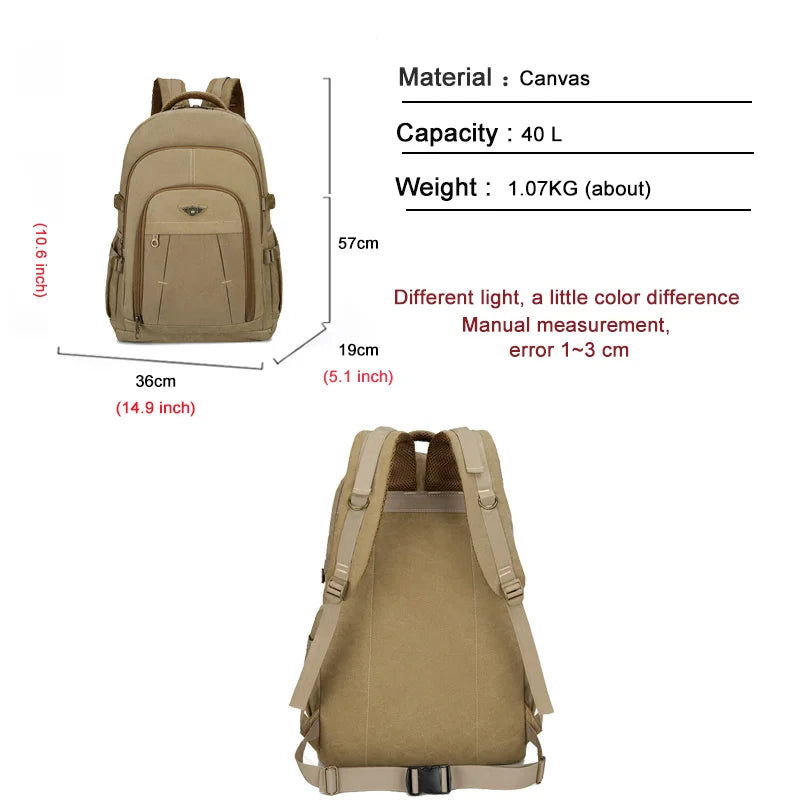Sac À Dos Urbain Homme En Toile Pour Ordinateur Portable