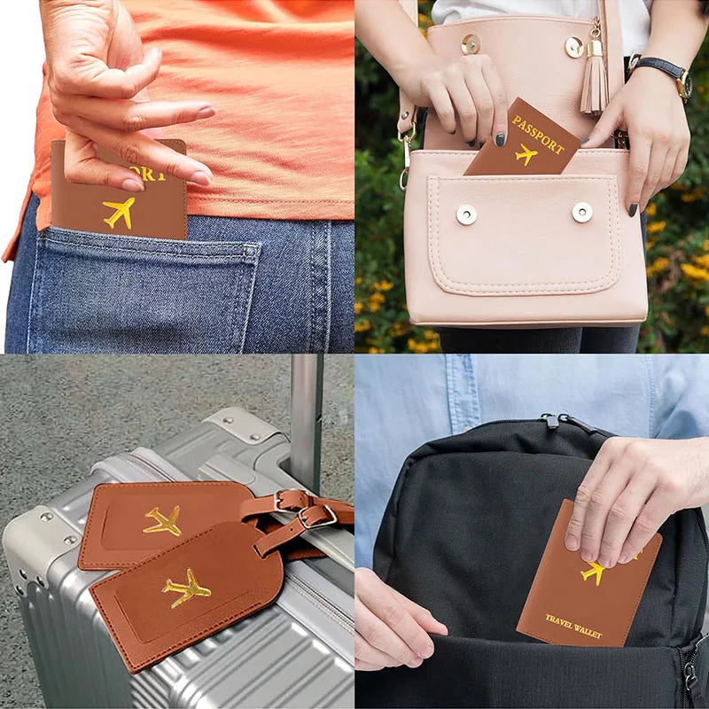Accessoires Avion Voyage Ensemble De 2 Pièces PU