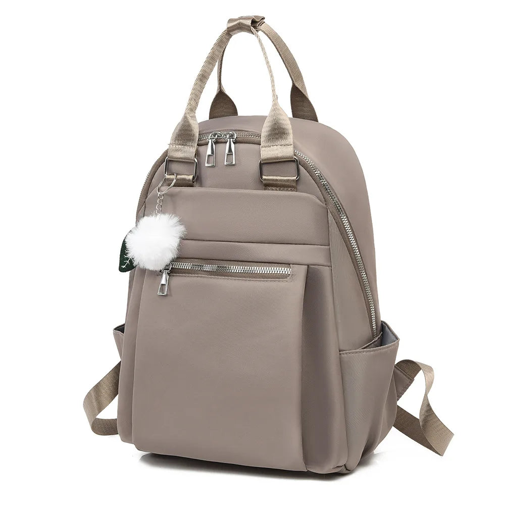 Sac À Dos 20-35 L Avec Poche Avant Zippée Tissu Oxford