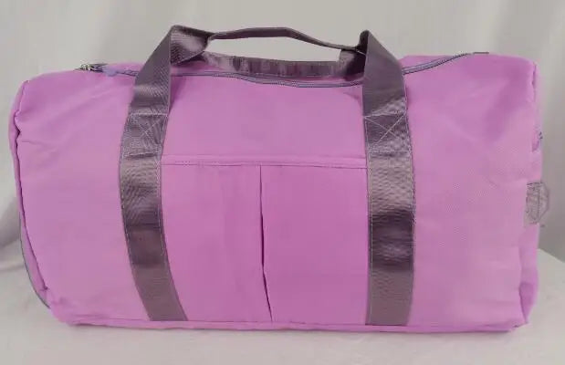 Sac polochon de voyage personnalisable brodé avec compartiment à chaussures