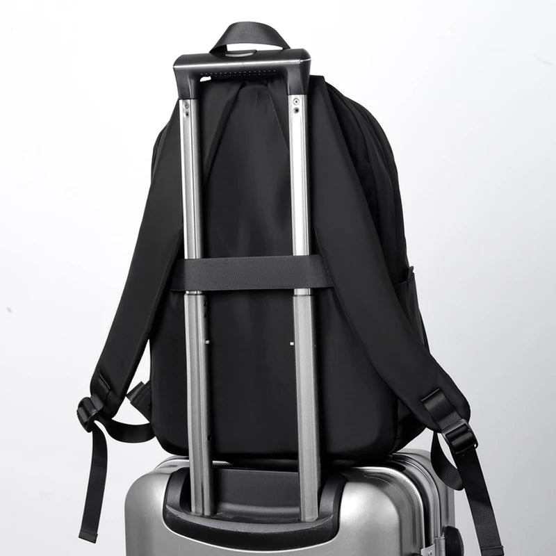 Sac À Dos Noir Pour Ordinateur En Polyester