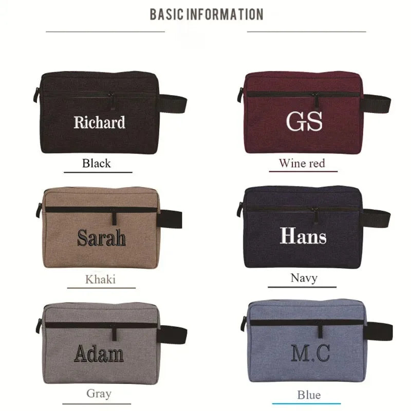 Trousse De Toilette Personnalisé Personnalisable Brodée