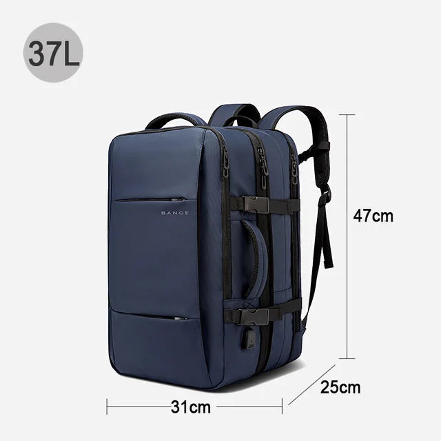 Sac À Dos Imperméable Homme Extensible Avec Port USB