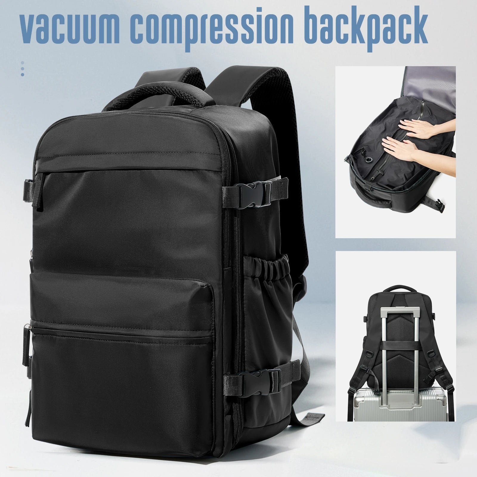 Sac À Dos De Voyage Compression Sous Vide Compartiment