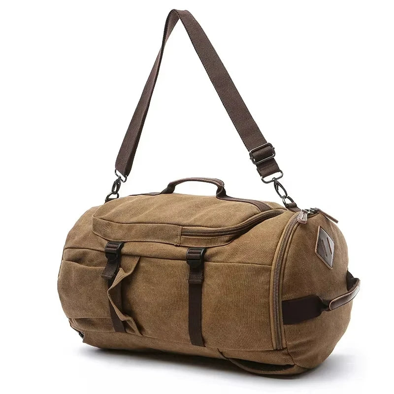 Sac À Dos Cylindrique En Toile