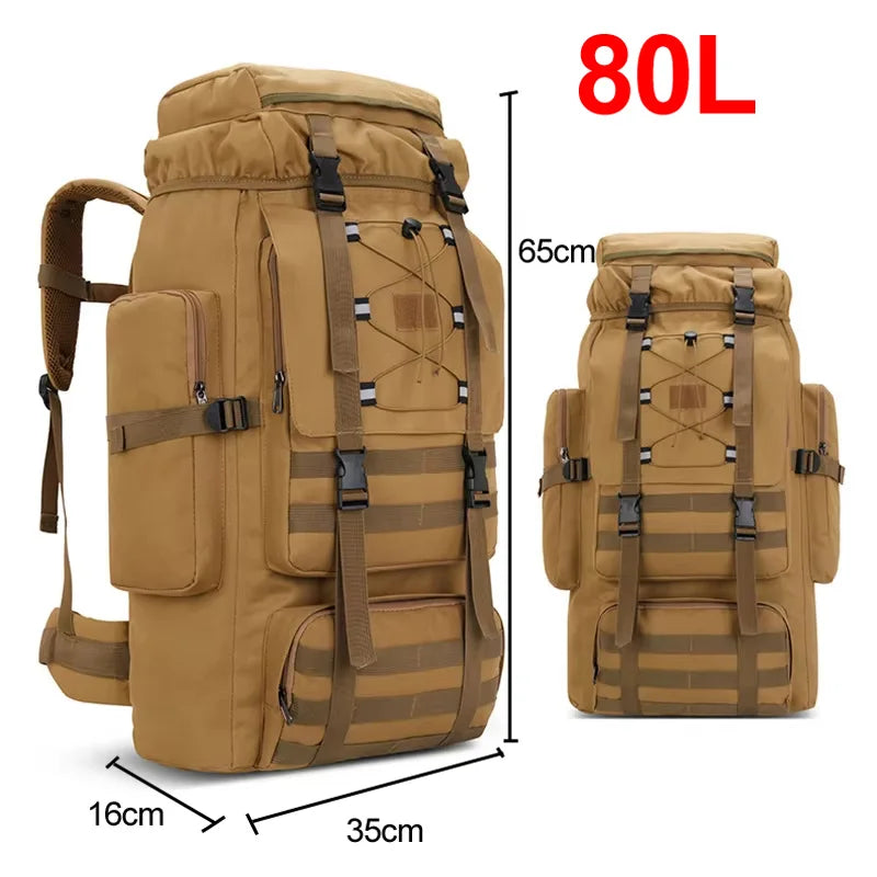 Sac À Dos Randonnée Femme Nylon Système Molle