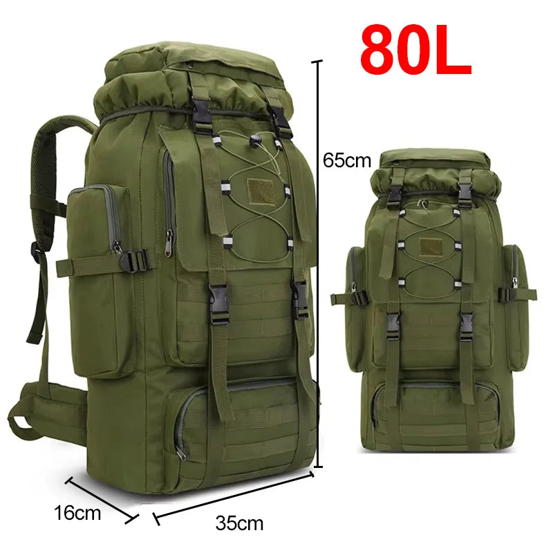 Sac À Dos Randonnée Femme Nylon Système Molle