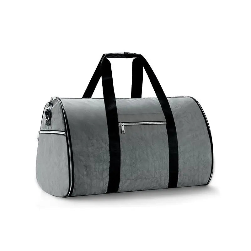 Sac à vêtements convertible 2-en-1 en nylon 420D avec compartiment suspendu