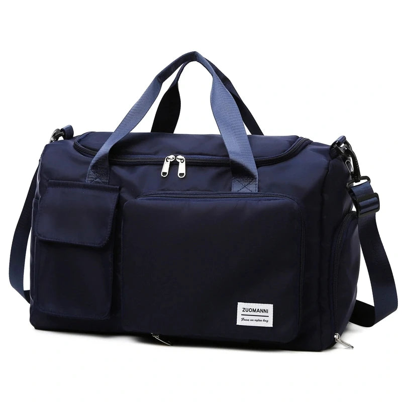 Sac polochon de voyage femme lilas 35 L avec compartiment à chaussures