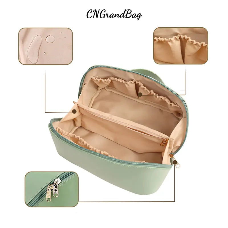 Trousse De Toilette Femme Tendance Imperméable Forme Coussin