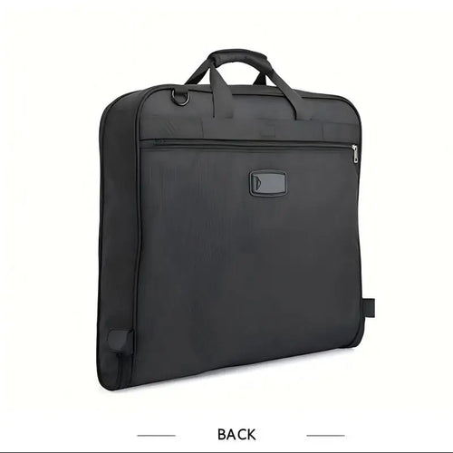 Housse à vêtements pliable noire en tissu Oxford pour voyage d'affaires