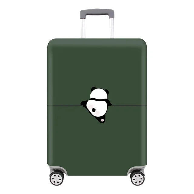 Housse de valise extensible imprimé voyage 18 à 32 pouces