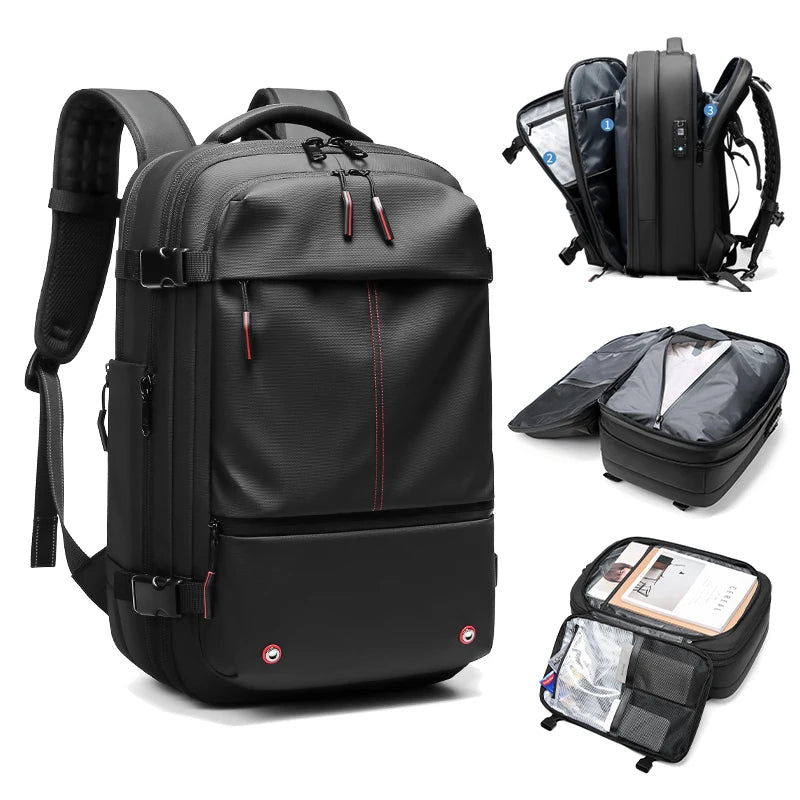 Sac A Dos Homme Ville Compression Sous Vide Extensible