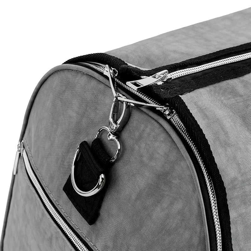 Sac à vêtements convertible 2-en-1 en nylon 420D avec compartiment suspendu