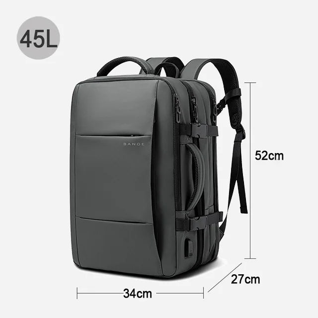 Sac À Dos Imperméable Homme Extensible Avec Port USB