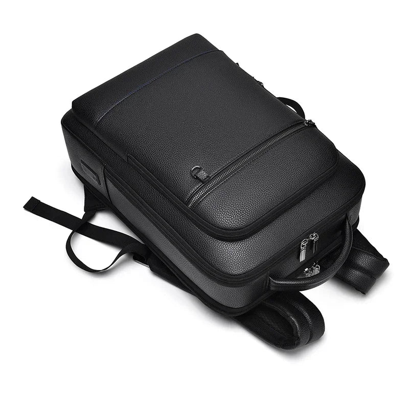 Sac À Dos Homme En Similicuir PU Avec Port USB