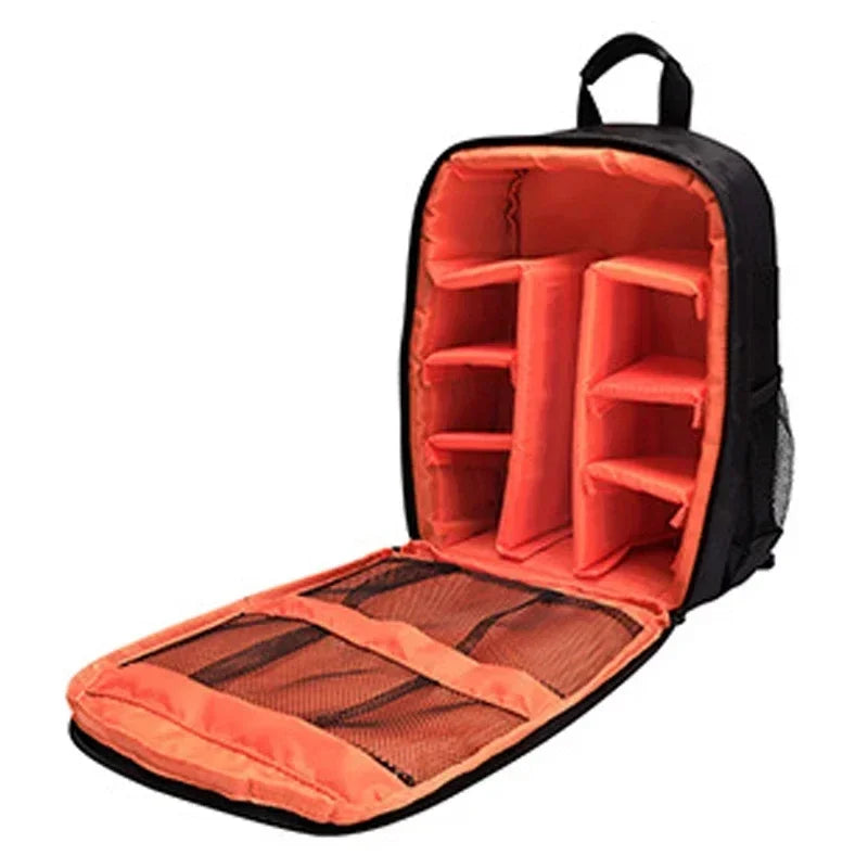 Sac À Dos Noir Imperméable À Cloisons Amovibles