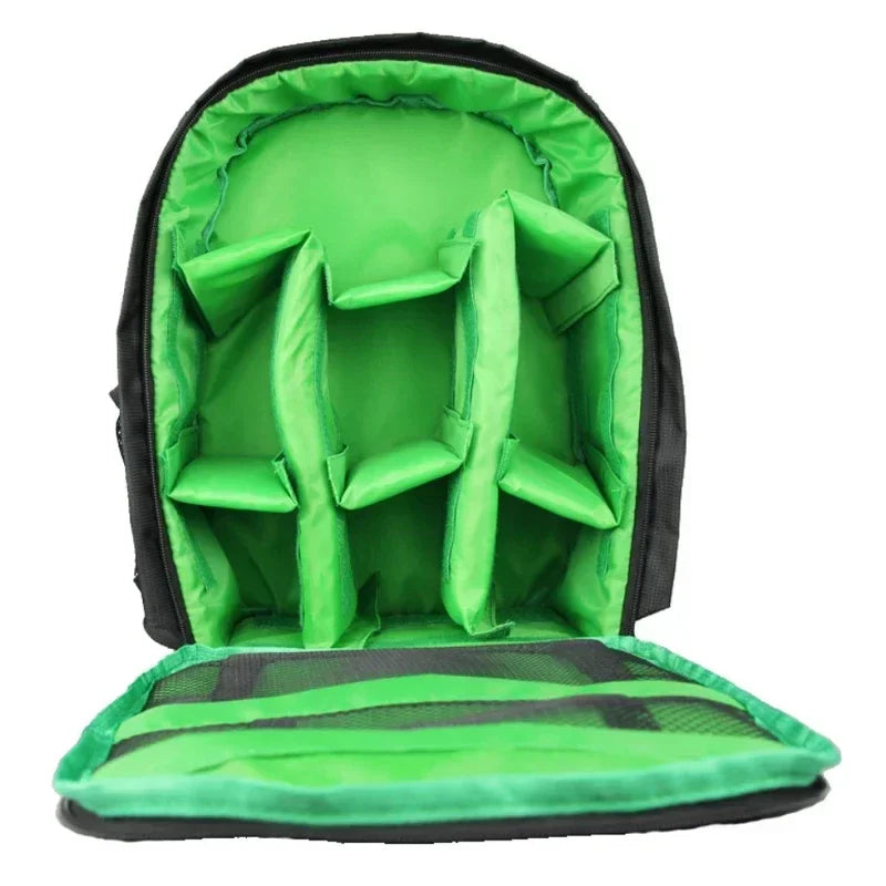 Sac À Dos Noir Imperméable À Cloisons Amovibles