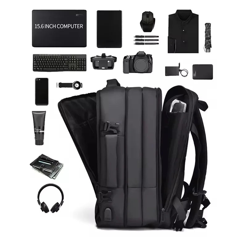 Sac À Dos Travail Homme Extensible Port USB Externe