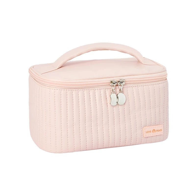 Grand Trousse De Toilette Cuir Synthétique PU Compartiments