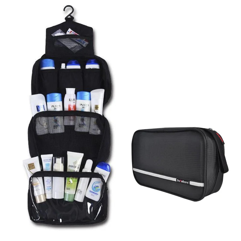 Trousse De Toilette De Voyage Suspendue Pliable