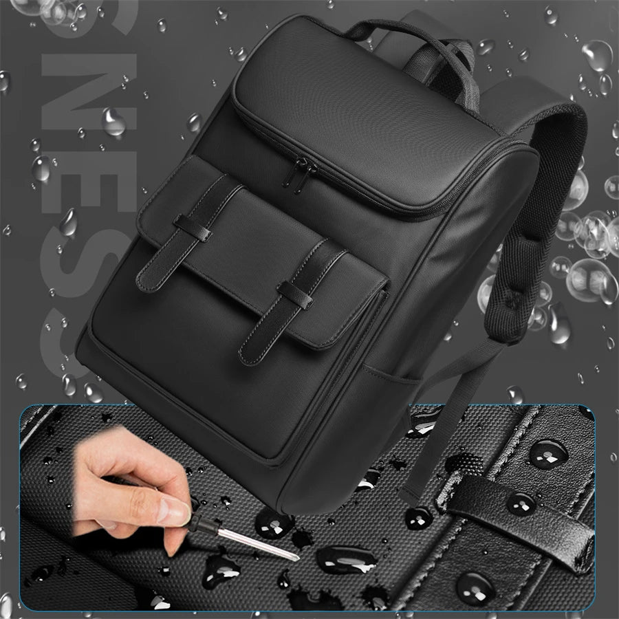 Sac À Dos Noir Oxford Imperméable