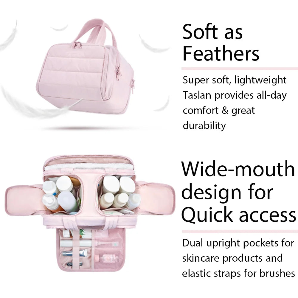 Grande Trousse De Toilette Femme À Compartiments Multiples