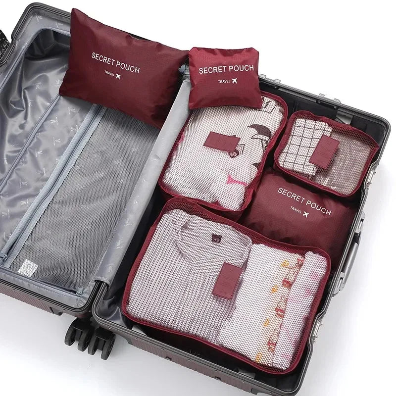 Accessoires Voyage Valise Lot De 6 Pièces Avec Panneaux