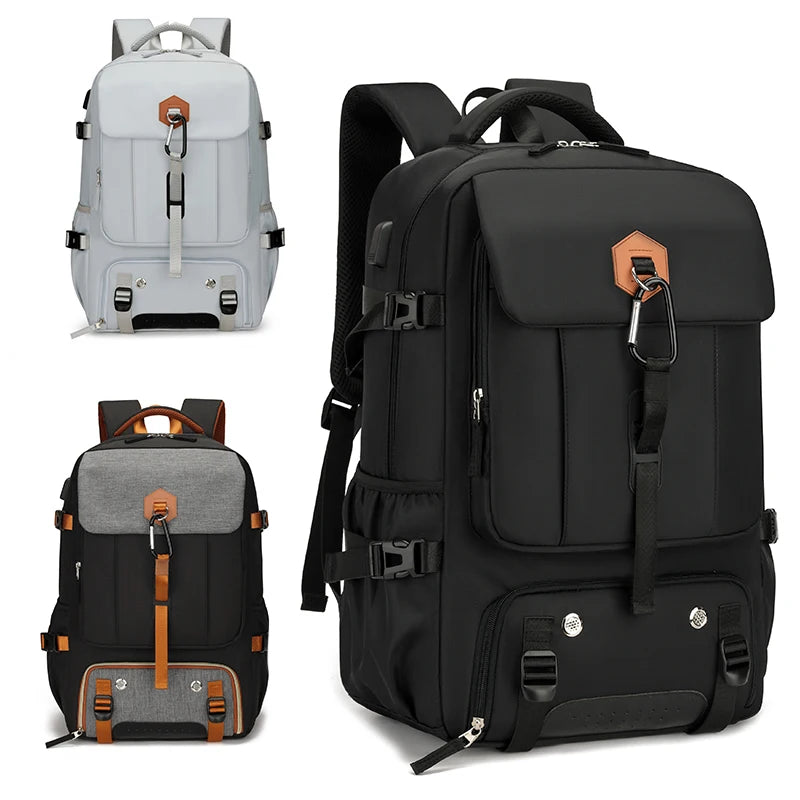 Sac À Dos De Camping Unisexe En Nylon Compartiment Déperlant