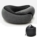 Coussin cervical de voyage ajustable en U, mousse à mémoire de forme