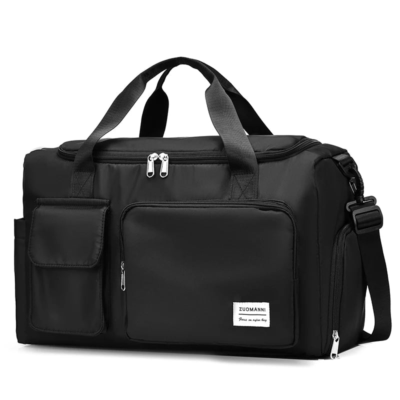 Sac polochon de voyage femme lilas 35 L avec compartiment à chaussures