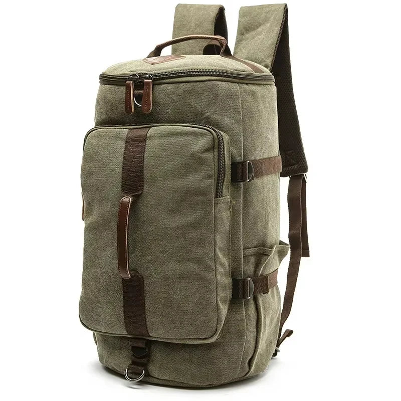 Sac À Dos Cylindrique En Toile