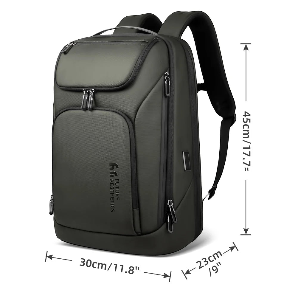 Sac À Dos Imperméable Avec Port USB Pour Ordinateur Portable