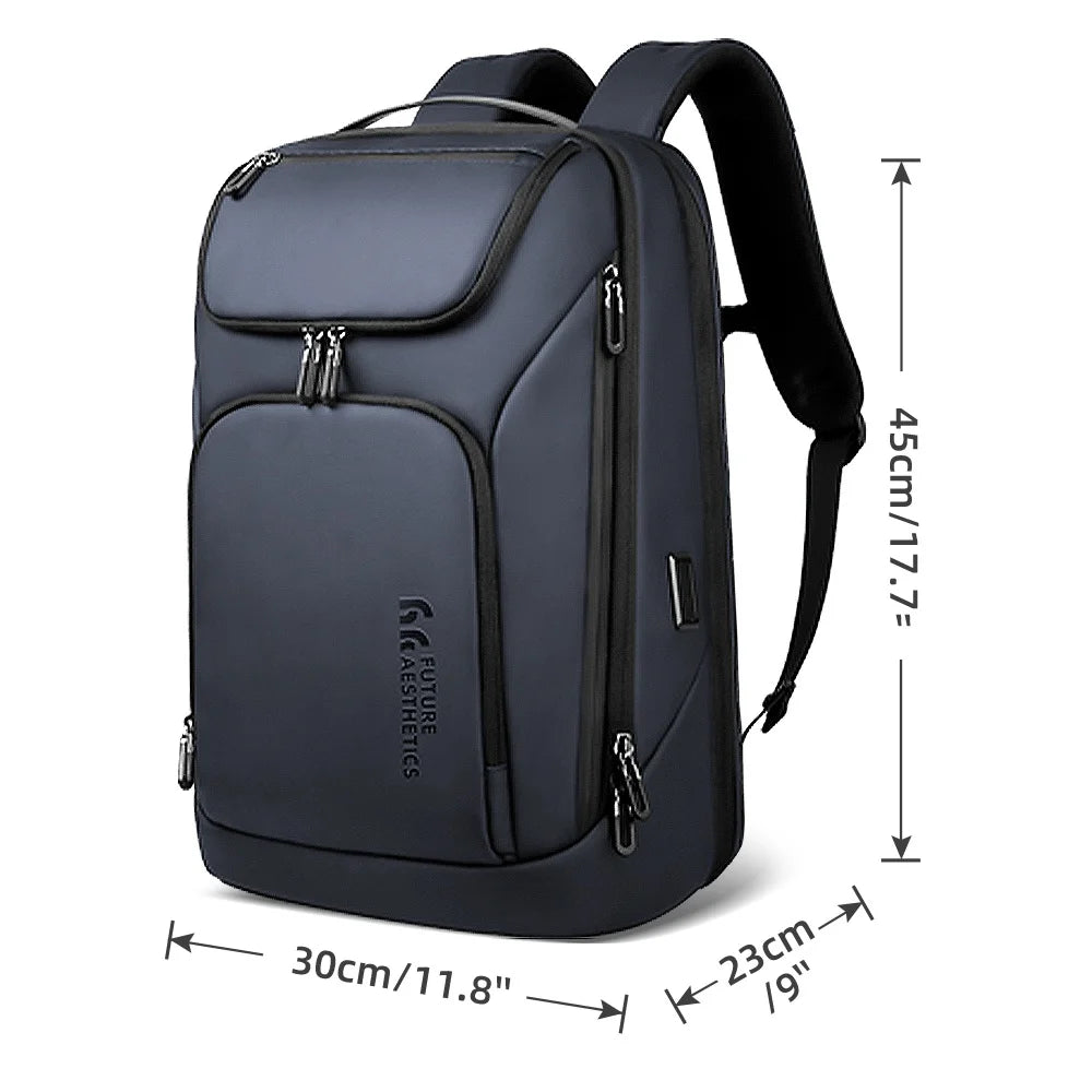 Sac À Dos Imperméable Avec Port USB Pour Ordinateur Portable