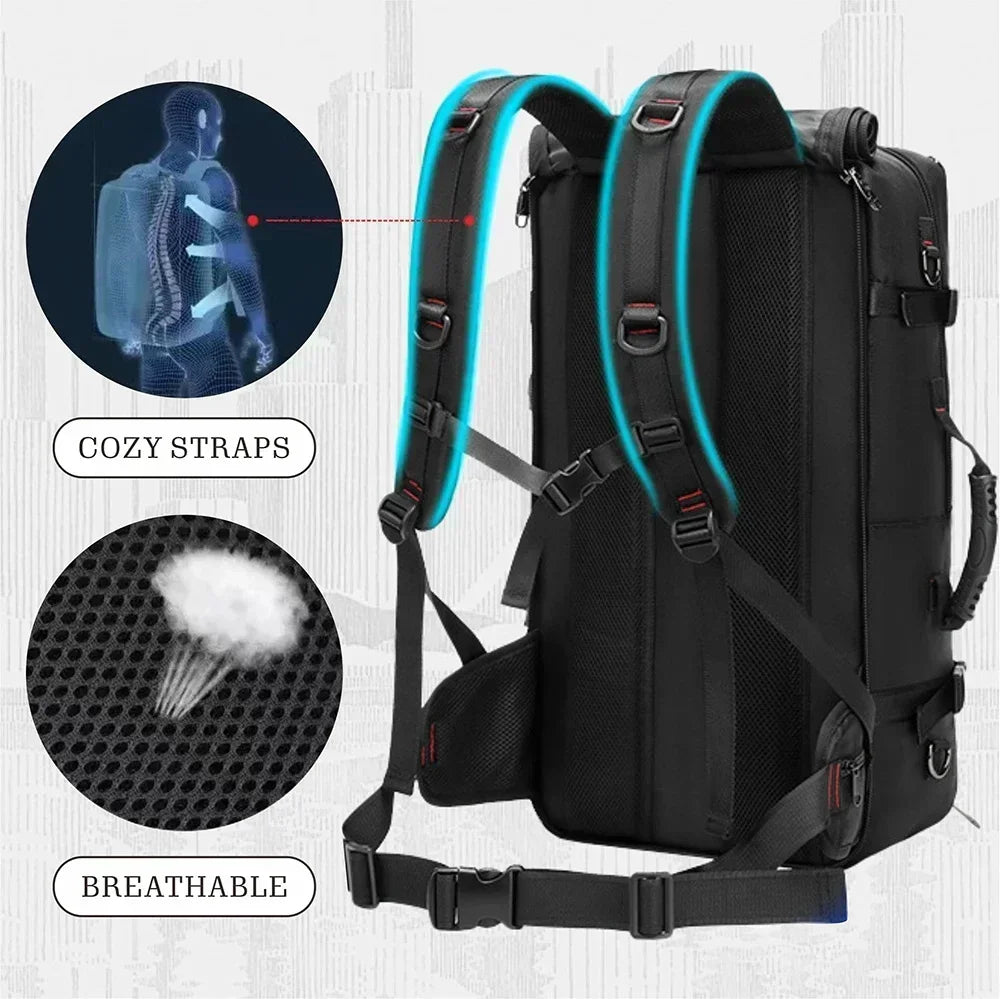 Sac A Dos Randonnée Homme Imperméable En Oxford