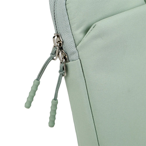 Housse pour ordinateur portable vert menthe en nylon résistante à l’eau, 13 à 16 pouces